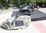 Памятник Телеге Переселенцев (г.Белогорск)